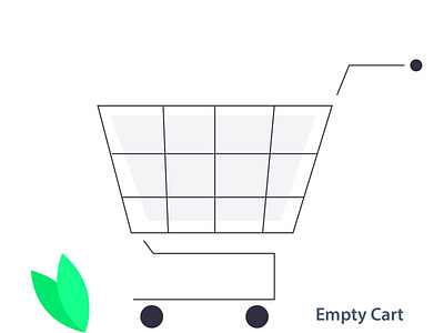 Empty Cart branding cart design empty icon illustration logo shop shopping shopping cart ui vector web website