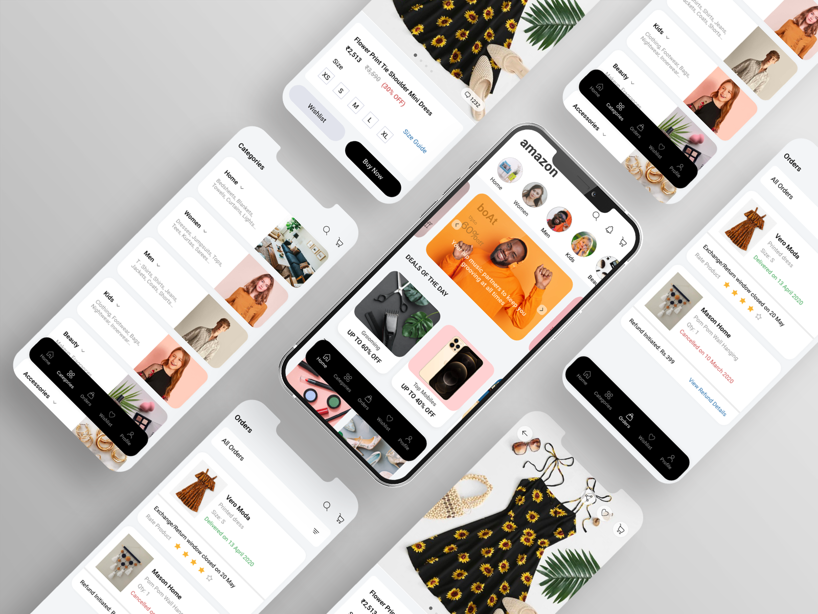 Amazon Fashion - 1 by Nisha on Dribbble