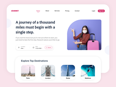 Travel Landing Page