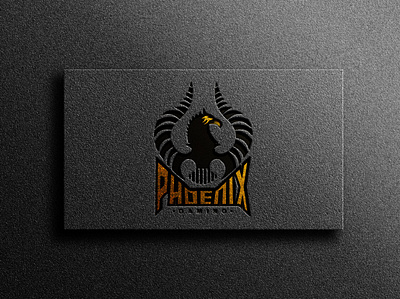 Phoenix Gaming Logo Design branding gaming gaminglogo illustration logo