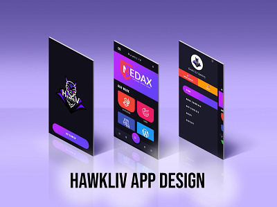 HawkLIV App Design Concept adobe photoshop adobe xd app branding design illustration logo typography ui web