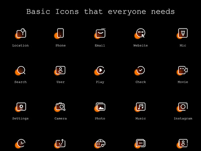 Custom Icons Design in Adobe XD branding graphic design icon illustration vector