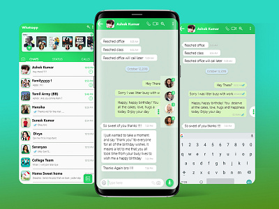 Whatsapp Redesign - Uplabs adobe adobexd android art branding design dribbble illustration sketch typography ui ux uxui vector whatsapp