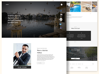 Real Estate Microsite Concept realestate ui ux designer