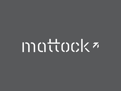 Mattock logo scott hill studio mast travis ladue