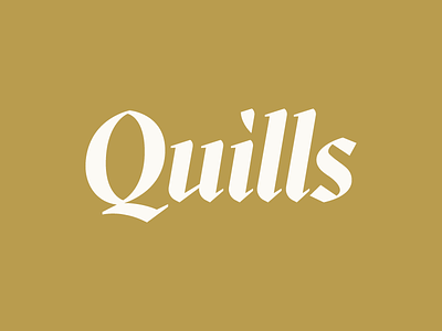 Quills logo quills studio mast travis ladue