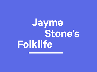 Jayme Stone's Folklife logo travis ladue