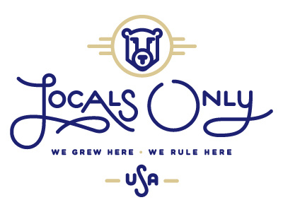 Locals Only america bear travis ladue usa