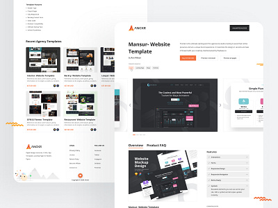 Product Portfolio Page design web