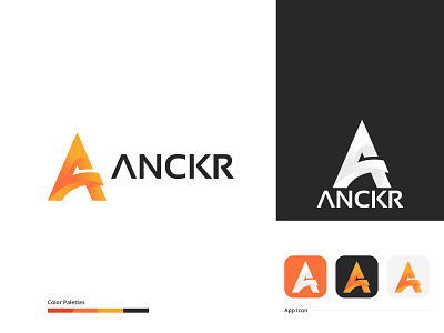 Anckr logo Sample design logo vector