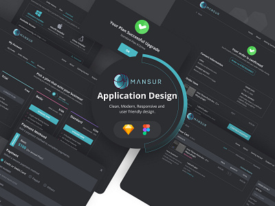 Mansur Application UI app design ui web
