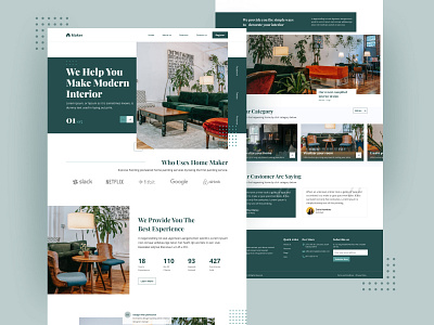 Home Organizer_Website landing page