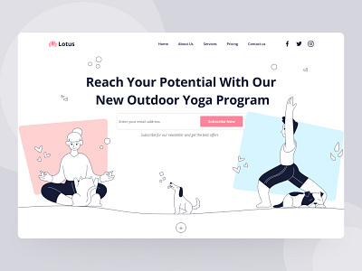 Yoga_Landing page 😊