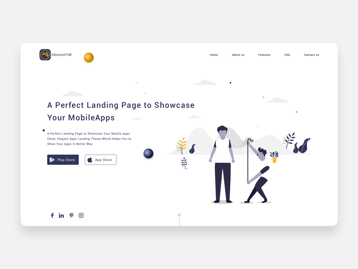 MeasureTalk Landing Page By Sachin Daksh On Dribbble