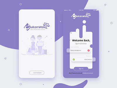 onboarding screen app design ui