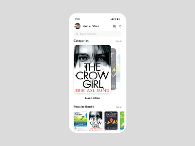 Books App design ui