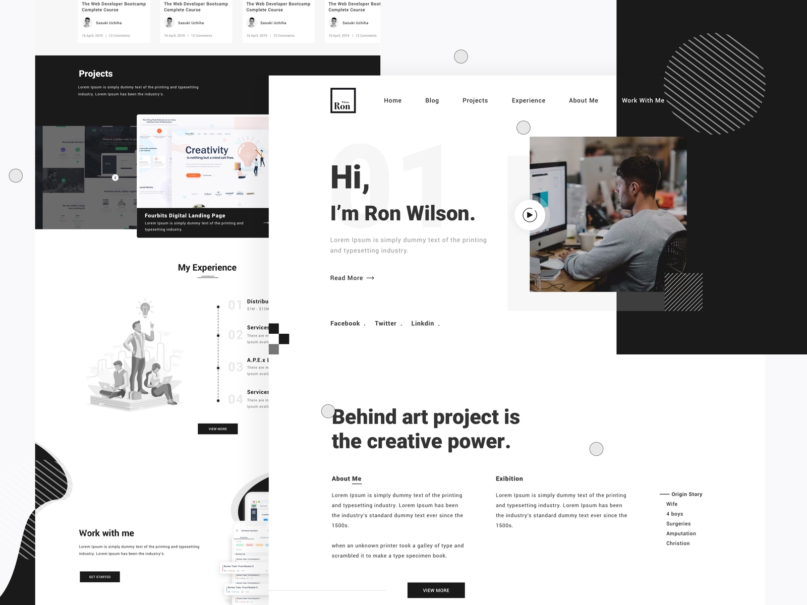 Mockup Landing Page By Sachin Daksh On Dribbble