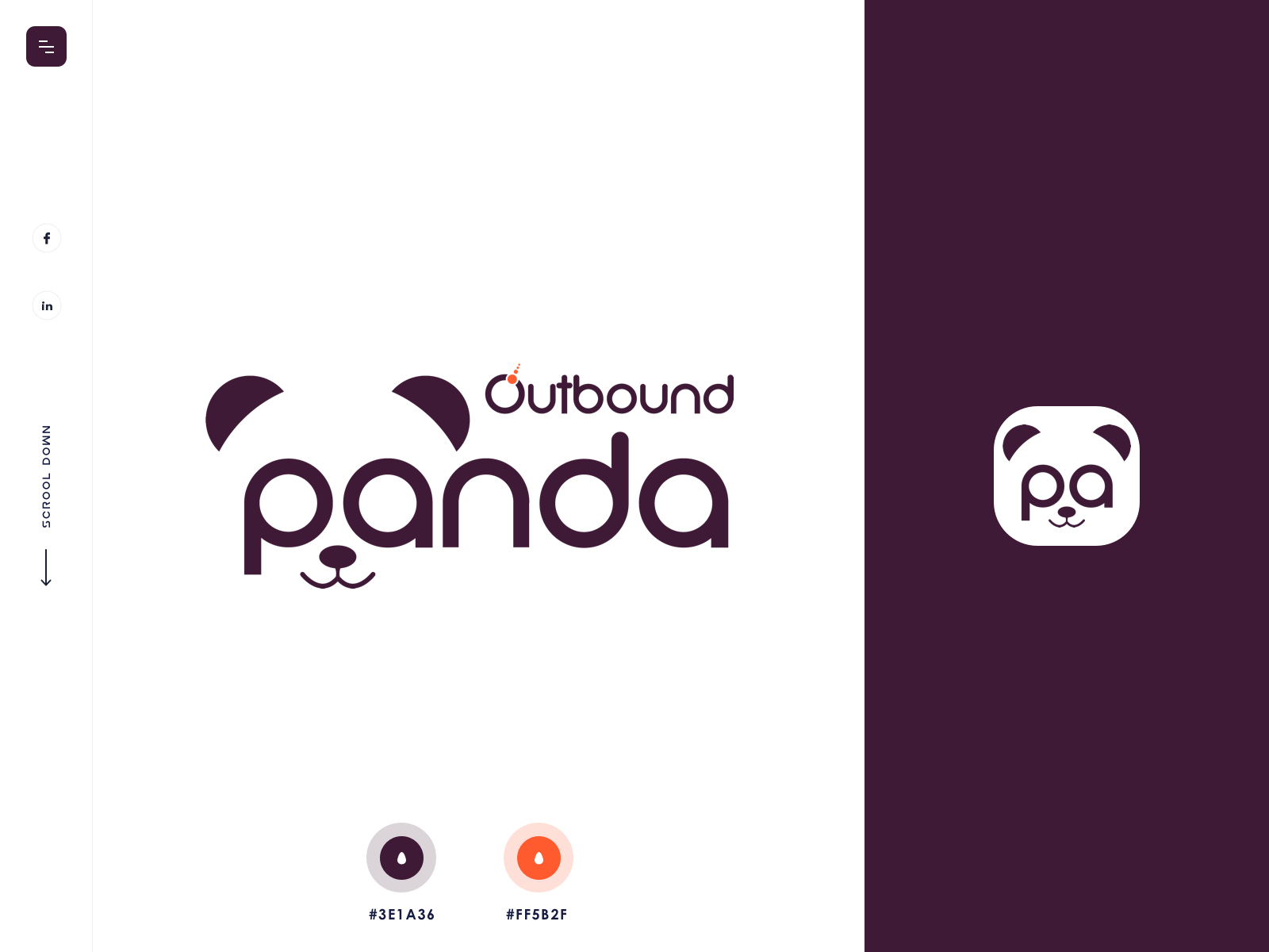 Outbond Panda Logo By Sachin Daksh On Dribbble