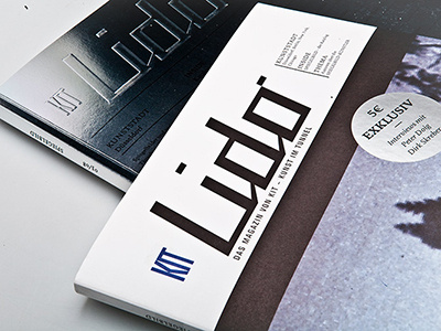 lido magazin 07 art book editorial imprint magazine typo