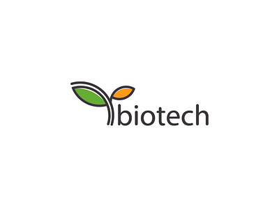 logo Design for Biotech branding design gradient isometric logo logo design page ui uxui vector