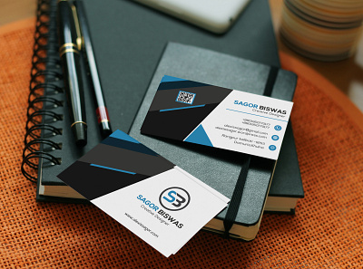 Business Card branding business card design business cards colorful design gradient homepage illustration landing logo logo design page typography