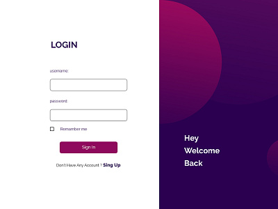 Login Page Design With Photoshop branding design gradient login page login screen logo page typography ui uidesigns ux webdesign website