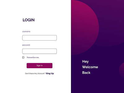 Login Page Design With Photoshop