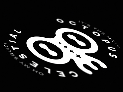 Celestial Octopus Logo Concept brand branding cajva celestial design emblem eyes holy identity logo mark octopus squid
