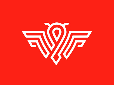 Mazemoth bird fashion insect logo luxury maze moth stripe