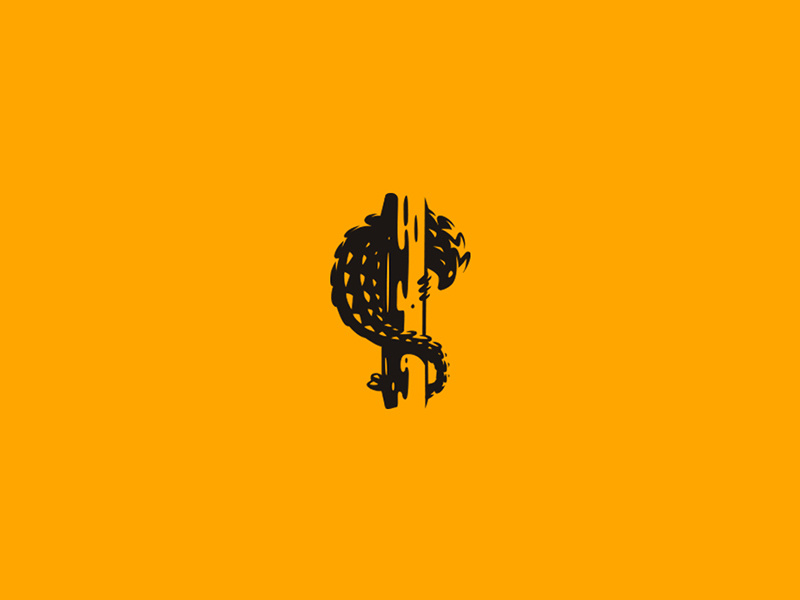 Pangolin Logo - Endangered Species Project negative space kreatank cajva species endangered emblem animal logo pangolin