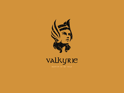 Valkyre Mythical Logos brand cajva emblem identity legendary logo mark mythical mythology valkyrie