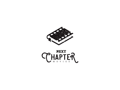 Next Chapter Movies book branding cajva chapter identity logo mark movie studio