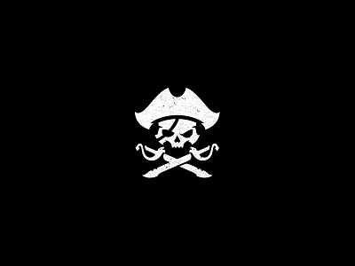 Tobias brand branding cajva crazy emblem indentity logo mark pirate skull sword