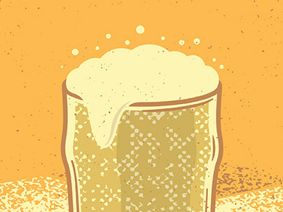 Beer Here beer fun illustration