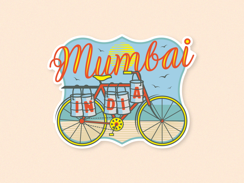 Mumbai Sticker by Ryan Wattaul on Dribbble