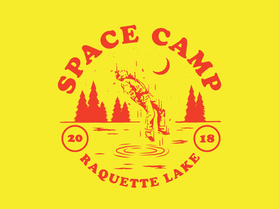 Space Camp abduction doodle fun lake space summer camp ufo