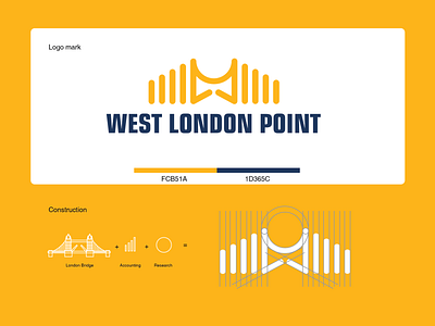West London point art branding design illustration illustration art logo logo design vector visual identity