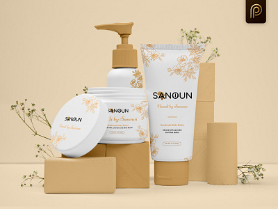 Sanoun Handmade Body Butter Product Packaging Design