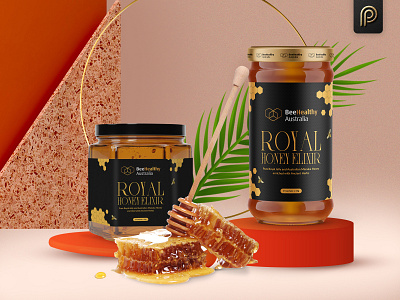 Royal Honey Elixir Packaging Design brand branding design honey label design package packaging packaging design packagingpro product royal