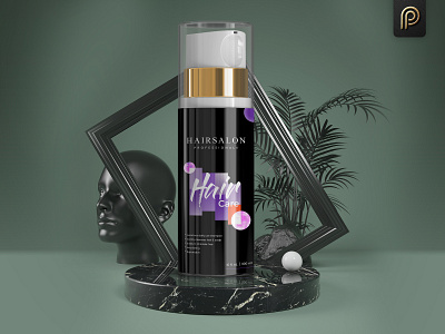 Hair Care Product Packaging Design branding care concept design hair hair salon illustration label label design package packaging packaging design packagingpro product