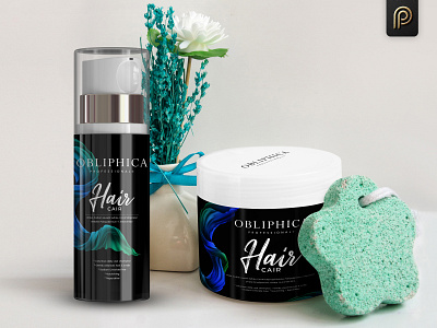 Obliphica Professional Hair Cair Packaging Design branding cair concept design hair label label design package packaging packaging design packagingpro product