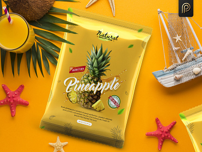Pineapple Natural Healthy Food Packaging Design branding design healthy label design package packaging packaging design packagingpro pineapple product
