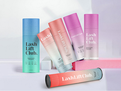 Lash Lift Club Packaging Design brand design label label design lash natural package packaging packaging design packagingpro product