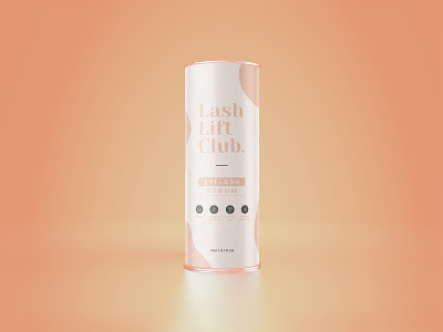 Lash Lift Club Packaging Design | Social Media Design awesome brand classy design eyelash facebook illustration label latest logo minimal modern new package packaging packagingpro post product serum trending