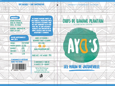 Ayo's Packaging Design | Social Media Design awesome brand chips classy design illustration label label design logo minimal modren new package packaging packaging design packagingpro post product social media ads trending