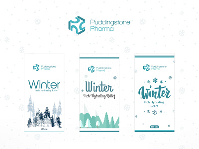 Puddingstone Pharma Packaging Design | Social Media Posts awesome brand classy design facebook illustration itch relief label label design latest logo modern package packaging packaging design packagingpro post product social media ads trending