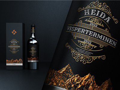 Heida Product Packaging Design | Social Media Design awesome brand classy design drink facebook illustration instagram label latest logo minimal modern package packaging packagingpro post product social media ads trending