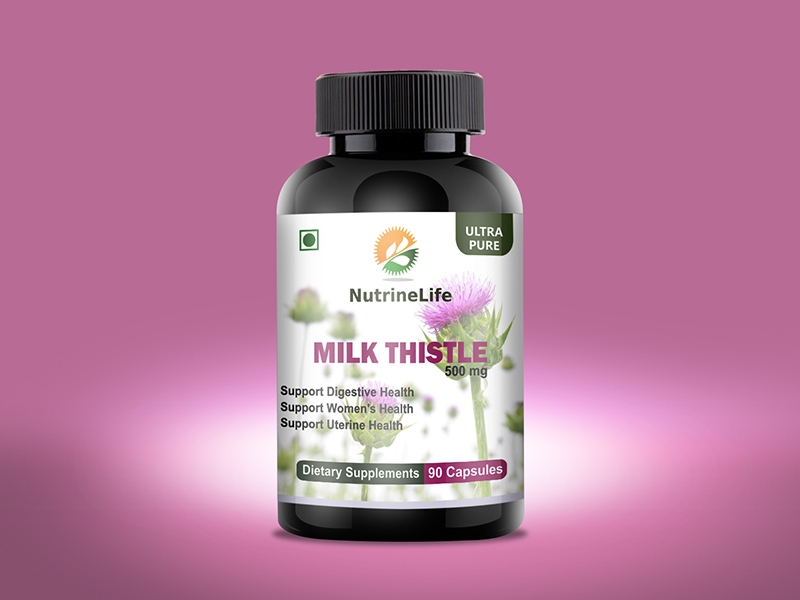 Milk thistle concept label design. by PackagingPro Design on Dribbble