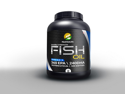 Fish Oil Concept Label Design brand concept design fish oil label logo oil package packaging packagingpro product