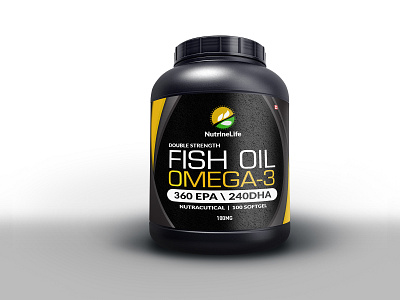 Fish Oil Concept Packaging Design brand branding concept design fish oil label logo oil package packaging packagingpro product